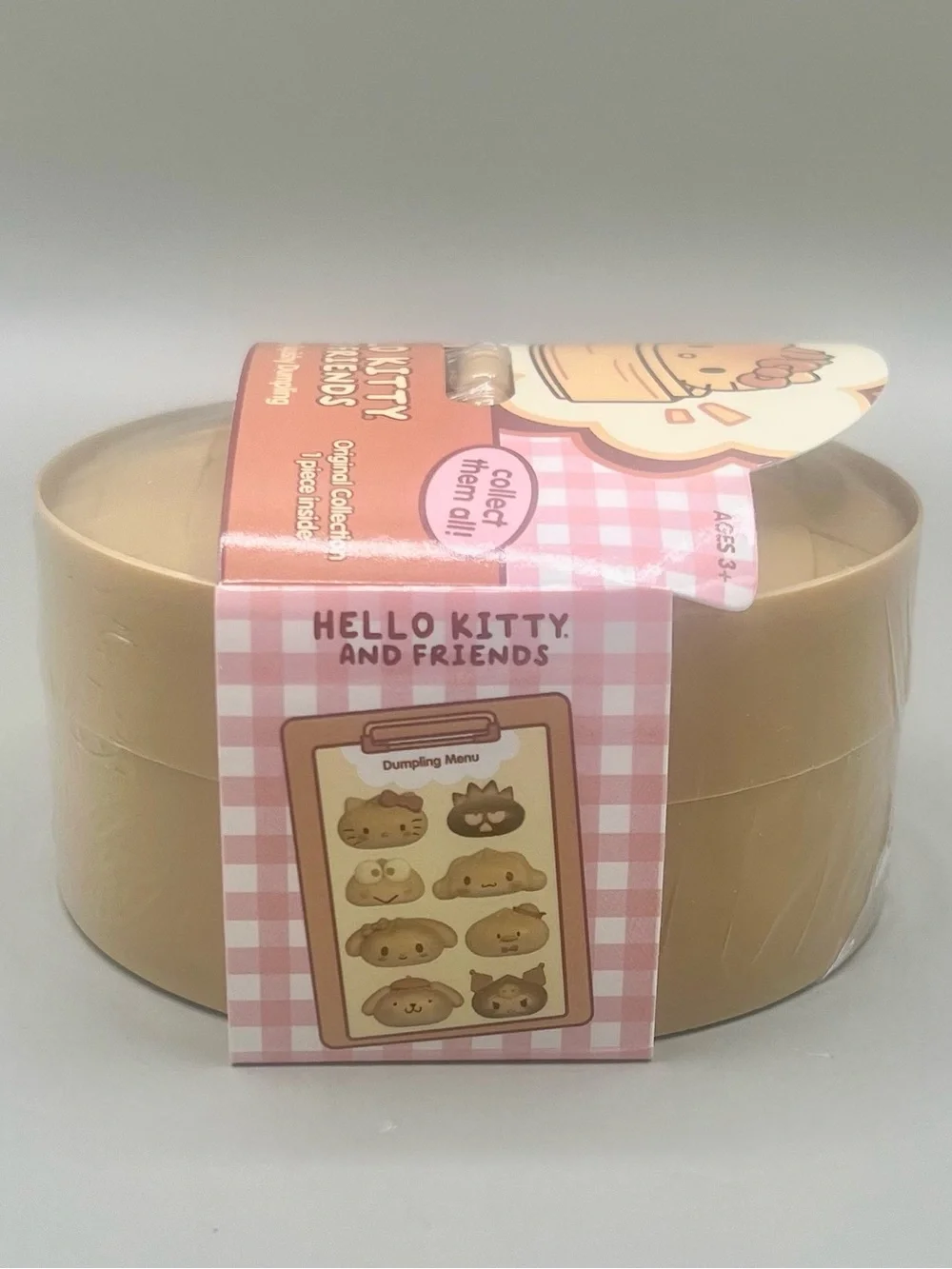 SANRIO Hello Kitty and Friends Mystery Squishy Dumpling - Beige & Pink Original